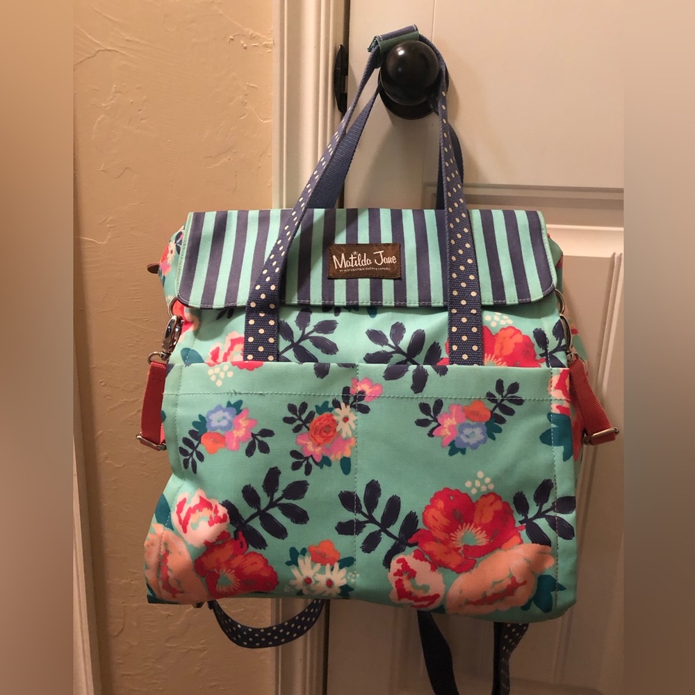 Matilda Jane BYE BYE BABY Diaper Bag from the “Wish You Were Here Collection”